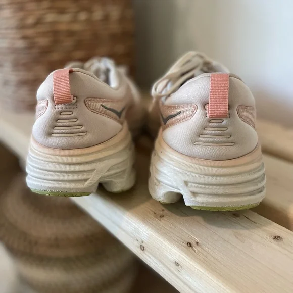 HOKA Women's Bondi 8 Cream Vanilla Size 9 - Picture 5 of 7